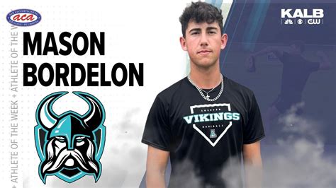 Mason Bordelon Aca Athlete Of The Week Youtube