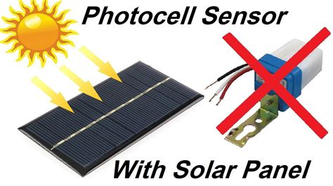 How to Make Dark Switch by using Solar Panel | Photocell Sensor ...