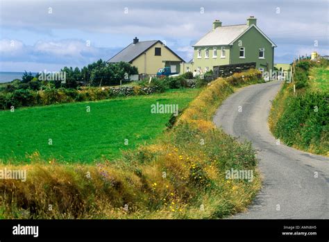 Winding country road in West Cork Ireland Stock Photo - Alamy