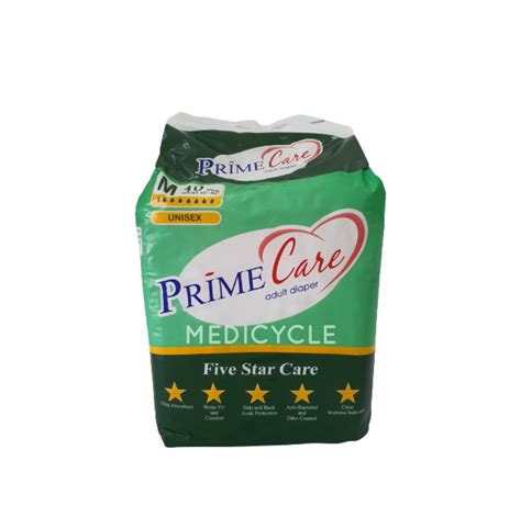 Prime Care Adult Diaper Unisex Medium 10pcs Lazada Ph