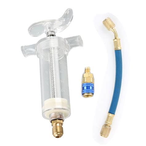 Buy Ac Oil Injector Kit Quick Coupler Refrigerant Oil And Dye Injector