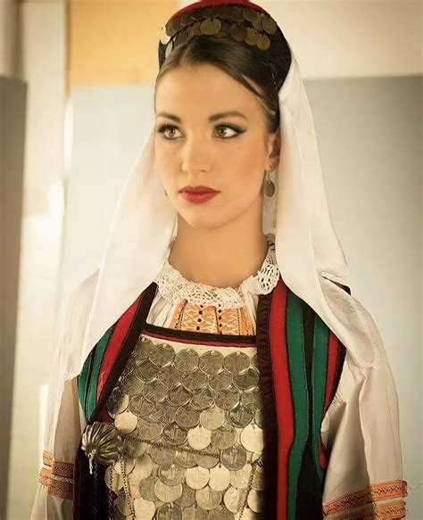 Serbian Girl From Western Bosnia In Traditional Clothes Photographer