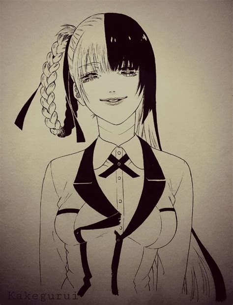 Kakegurui Yabami Yumeko Momobami Kirari Manga Anime Meme Desenhando Anime