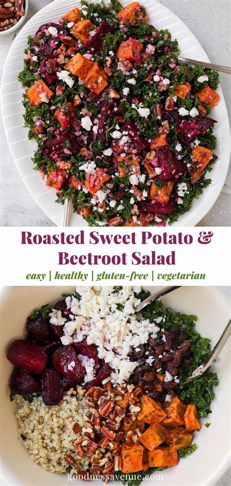 Roasted Sweet Potato Beetroot Salad Recipe Sweet Potato Salad