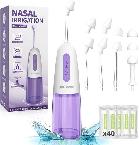 Nasal Irrigation System Sinus Rinse Kit Cordless Sinus Cleaner