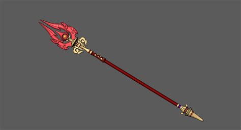 3d Model Staff Of Homa