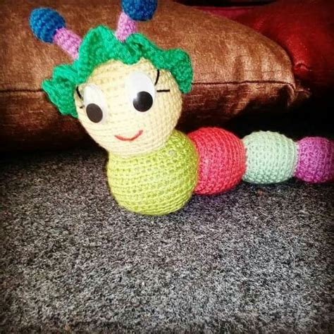 A Really Nice And Cute Crochet Worm Cute Crochet Worms Mario