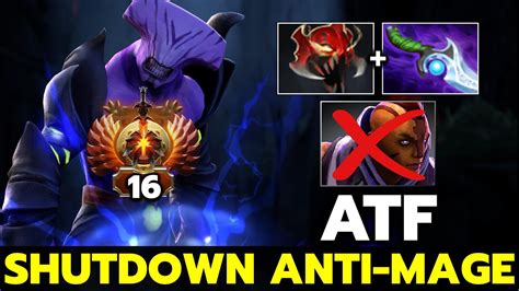 ATF Faceless Void Offlane Destroys Anti Mage Last Pick Dota 2