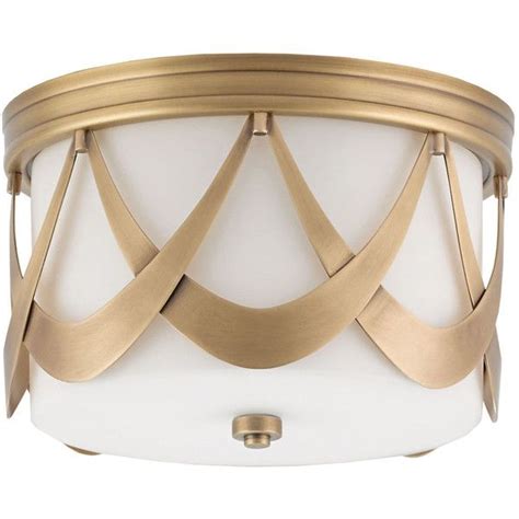 Gibbons Modern Classic Antique Brass Deco Arch Ceiling Mount