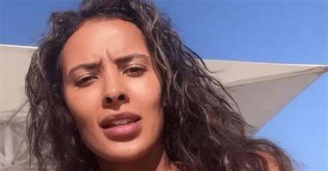 A Wet Look Dress Showcases Maya Jama S Curves Before She Strips Down To