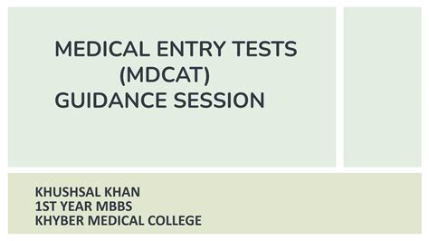 Solution Medical Entry Tests Mdcat Guidance Session Studypool