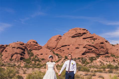 Ruby and Cristian’s Papago Park Wedding Session | Showit Blog