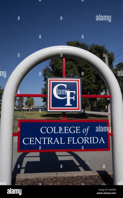 College of Central Florida sign, Ocala, Florida Stock Photo - Alamy