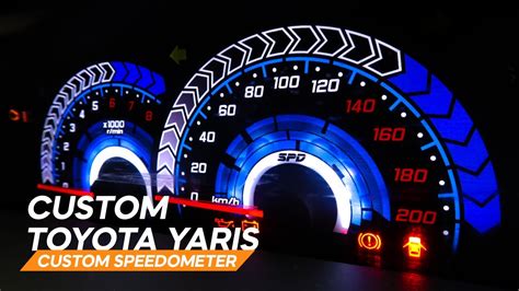 KEREN ABIS SPEEDOMETER TOYOTA YARIS KITA BUAT LEBIH KECE YouTube