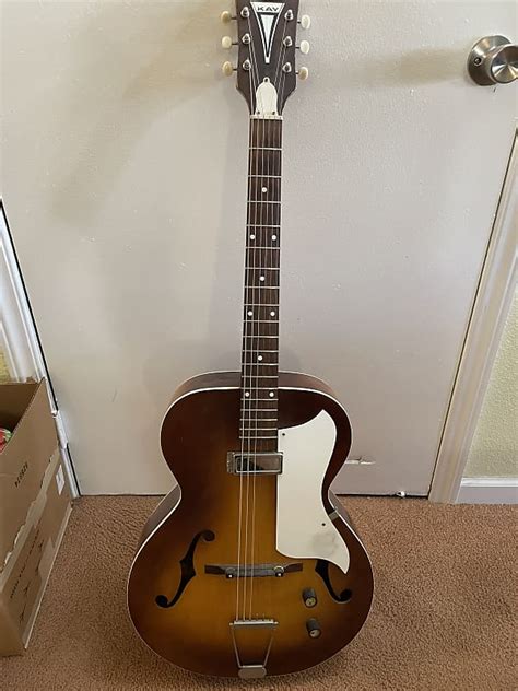 Kay Value Leader Archtop Hollowbody Electric Guitar Vintage Reverb