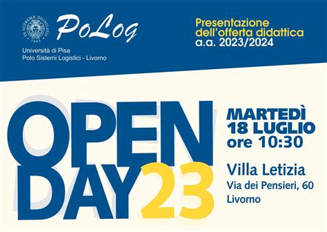 Open Day Al Polo Sistemi Logistici Di Livorno Fondazione Livorno