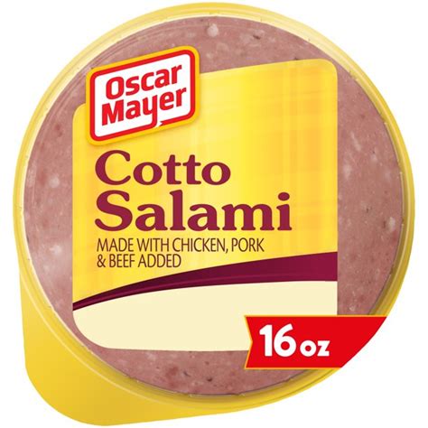 Oscar Mayer Cotto Salami Lunch Meat 16 Oz Package