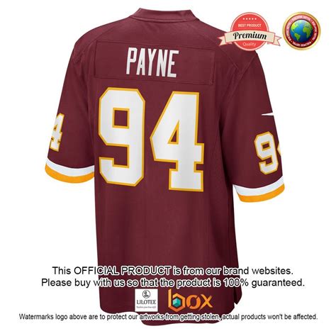 HOT Daron Payne Washington Football Team Nike Burgundy Football Jersey ...