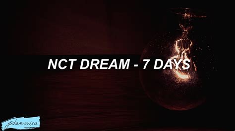 NCT DREAM 엔시티드림 7 Days 내게 말해줘 Easy Lyrics YouTube