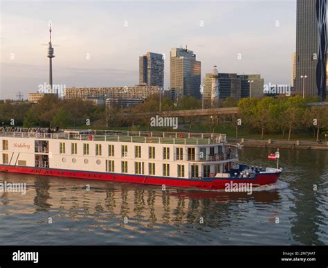 River cruise ship in Vienna Stock Photo - Alamy