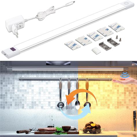 Wobane Luce Sottopensile Cucina Led Dimmerabile Colori Chiari Cm