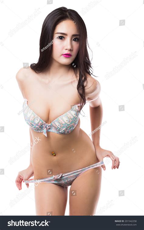 Beautiful Sexy Asian Woman Lingerie On库存照片201542258 Shutterstock