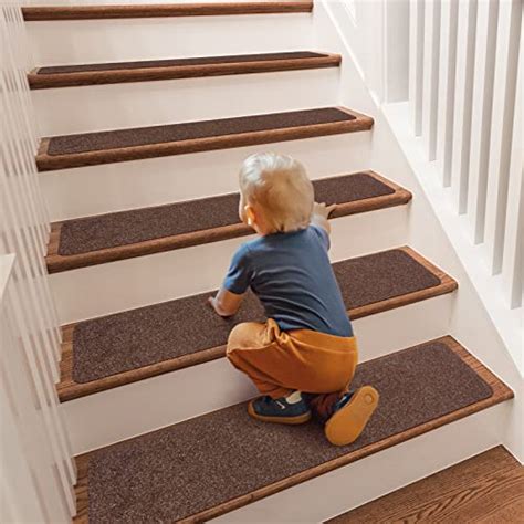 Tostair Lot De Tapis D Escalier Antid Rapants Pour Marches En Bois