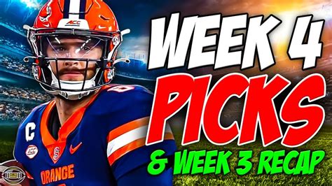 College Football Week 4 Preview And Best Bets Week 3 Recap 20232024 Ncaaf Picks And Preview