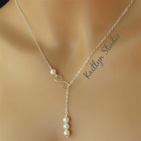 Infinity Charm Necklace, Sterling Silver, Bridesmaid Gift, Friends ...