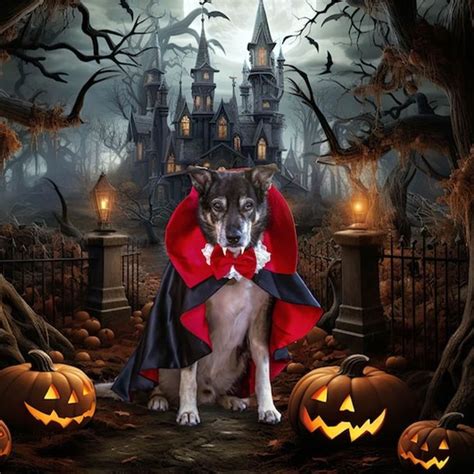 Costume De Vampire Chat Chien Halloween Chien Dracula Comte Cape