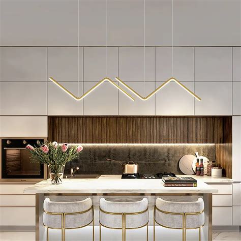 Gold kitchen pendant lights – Artofit