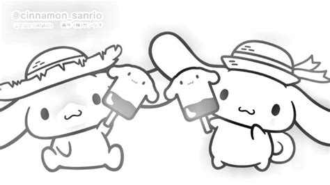 Cinnamoroll Sanrio coloring page en 2024