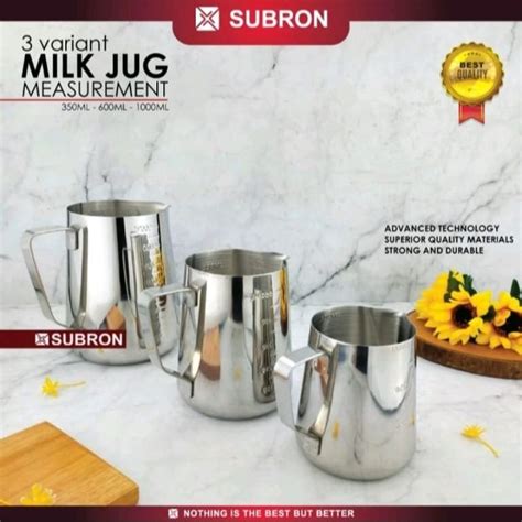 Jual SUBRON Milk Jug Measurement Gelas Ukur Takar Pitcher Dengan