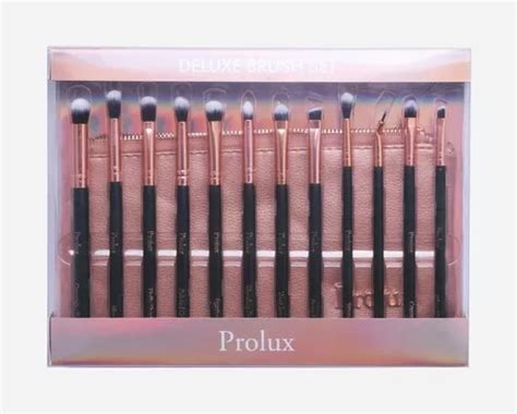 Set Kit Brochas Profesionales Ojos Estuche Prolux Original Meses Sin