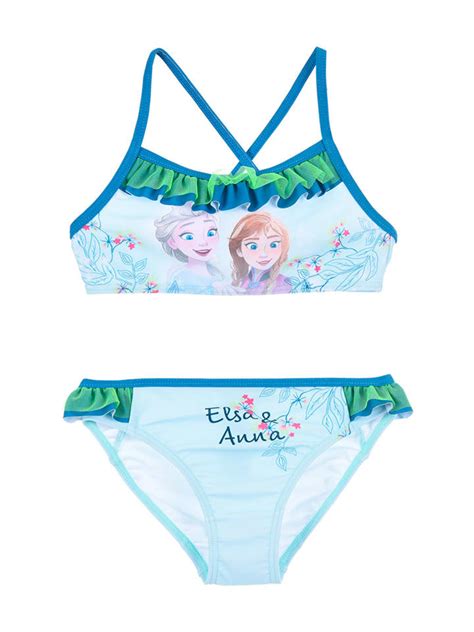 Disney Frozen 2tlg Outfit Bikini Neon Fever Bade Set in Türkis günstig kaufen limango