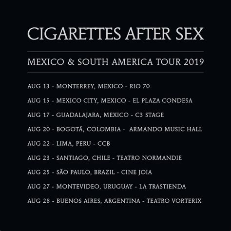 Lifeboxset On Twitter Cigarettes After Sex Cigsaftersexx Regresa