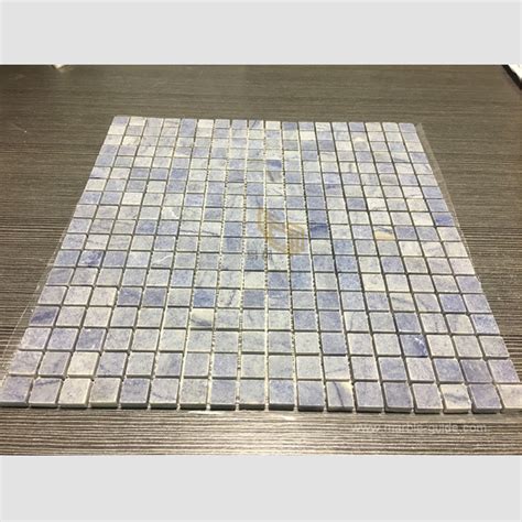 Luxury Blue Marble Square Mosaic Tiles For Swimming Pool Floor Tile