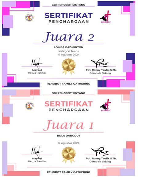 SERTIFIKAT LOMBA | PDF