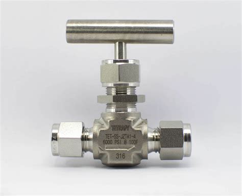 Stainless Steel Needle Valve Compression Fitting Tetrapy Pty Ltd