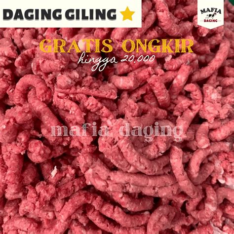 Jual Daging Giling Minced Beef Ground Beef 1 Kg Shopee Indonesia