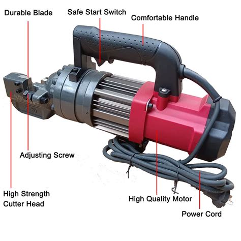 New Single Operated Portable Hydraulic Rebar Cutter Mm Mm Steel Bar