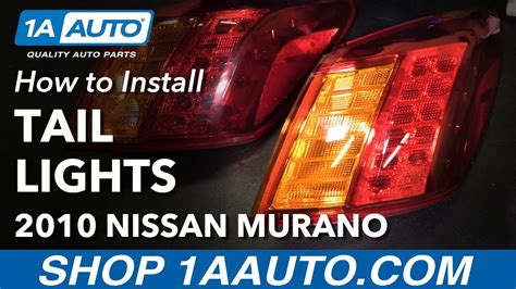 How To Replace Tail Lights 09 14 Nissan Murano YouTube