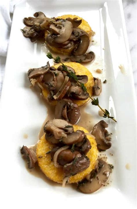 Polenta with Mushrooms - the hungry bluebird