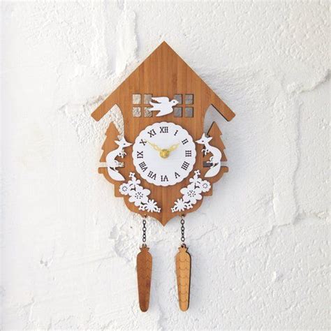 Cuckoo Clock Modern Wall Clock Style B Etsy Reloj De Cuco Wall