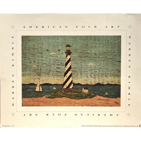 Image Phare American Folk Art Lighthouse II Warren Kimble