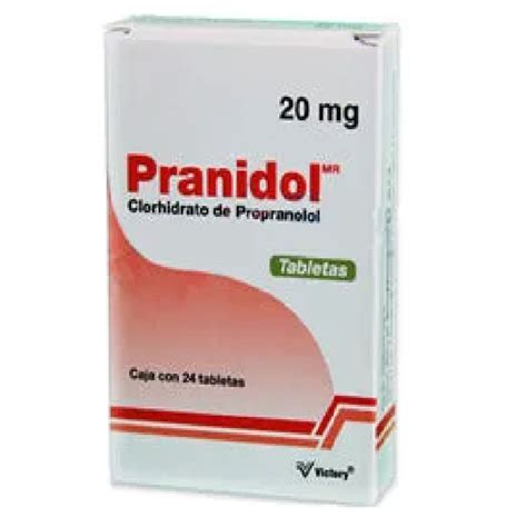 PRANIDOL 20MG TAB C 24 VTY Grupo Farma Medical