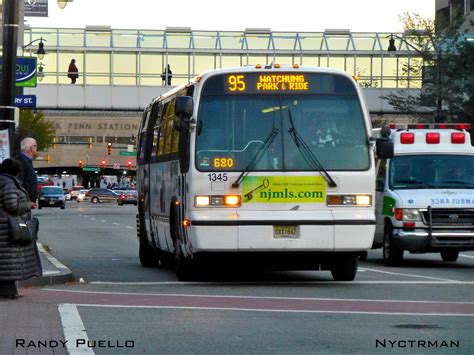 New Jersey Transit Novabus RTS 06 1345 On Route 95 Flickr