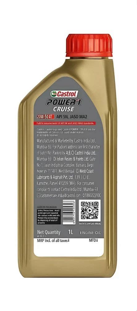 L W Castrol Power Cruise Engine Oil At Rs Bottle Castrol