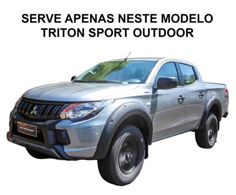 Alargador Paralama Dianteiro LE L200 Triton Sport Outdoor Ecorepair