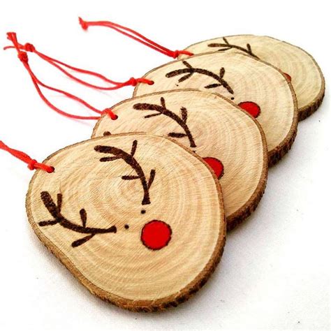 Wood Slice Christmas Ornaments Fantastic Craft Ideas For The Holidays